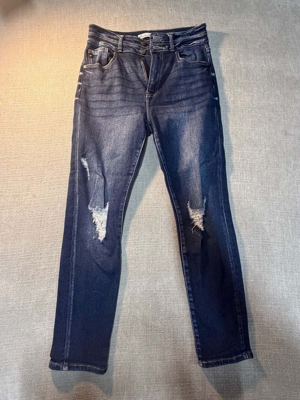 KanCan Exclusively for Maurices Distressed Mid Rise Skinny Jeans Size 28